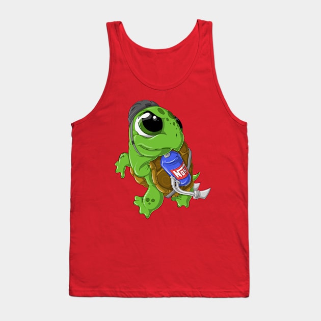 Turbo Turtle Tank Top by GCS Designs